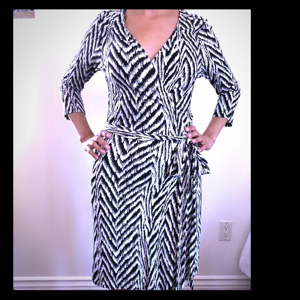 Express Zebra Print Dress